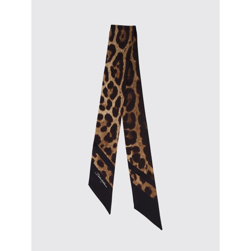 Dolce & Gabbana Women Dolce & Gabbana Animal Print Silk Bandeau